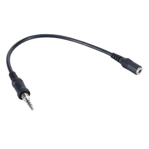 3.5mm Cable Sound Transmission Cable ABS Adapter for Handheld Radio Enthusiasts