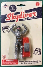 Hipp-Oh! Skydiver with Parachute Toy - Sealed In Package