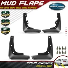 4PCS Rear & Front Splash Guards Mud Flaps for Lexus ES350 Base Sedan 2007-2012