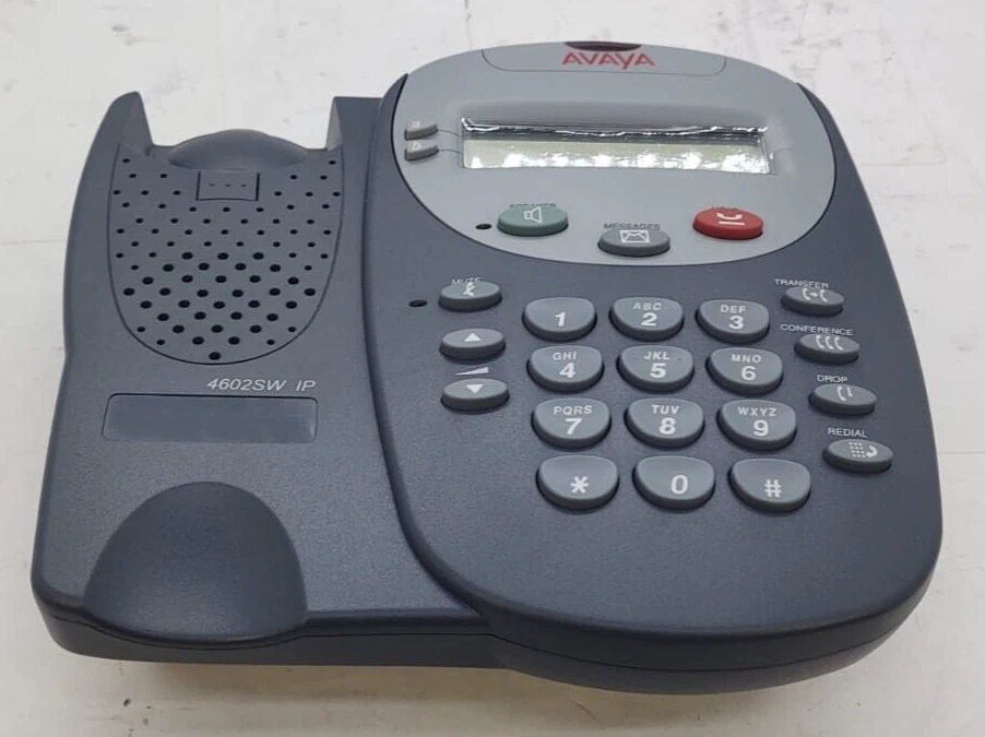 Lote de 5 AVAYA 4602 IP 4602D02A-2001 700257934 GRIS OSCURO Foto 2 de 4