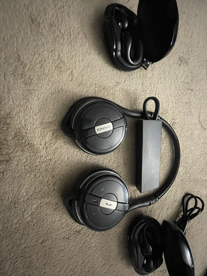 Paquete de auriculares Bluetooth Kinivo BTH240 con 2 pares de auriculares con clip... Nuevos Foto 4 de 4