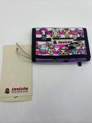 PORTAFOGLIO BAMBINA INVICTA 14x9 BORSELLO STRAP TOKIDOKI - 第 1/9 張圖片