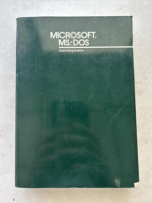Microsoft MS-DOS Operating System / 1986 Paperback