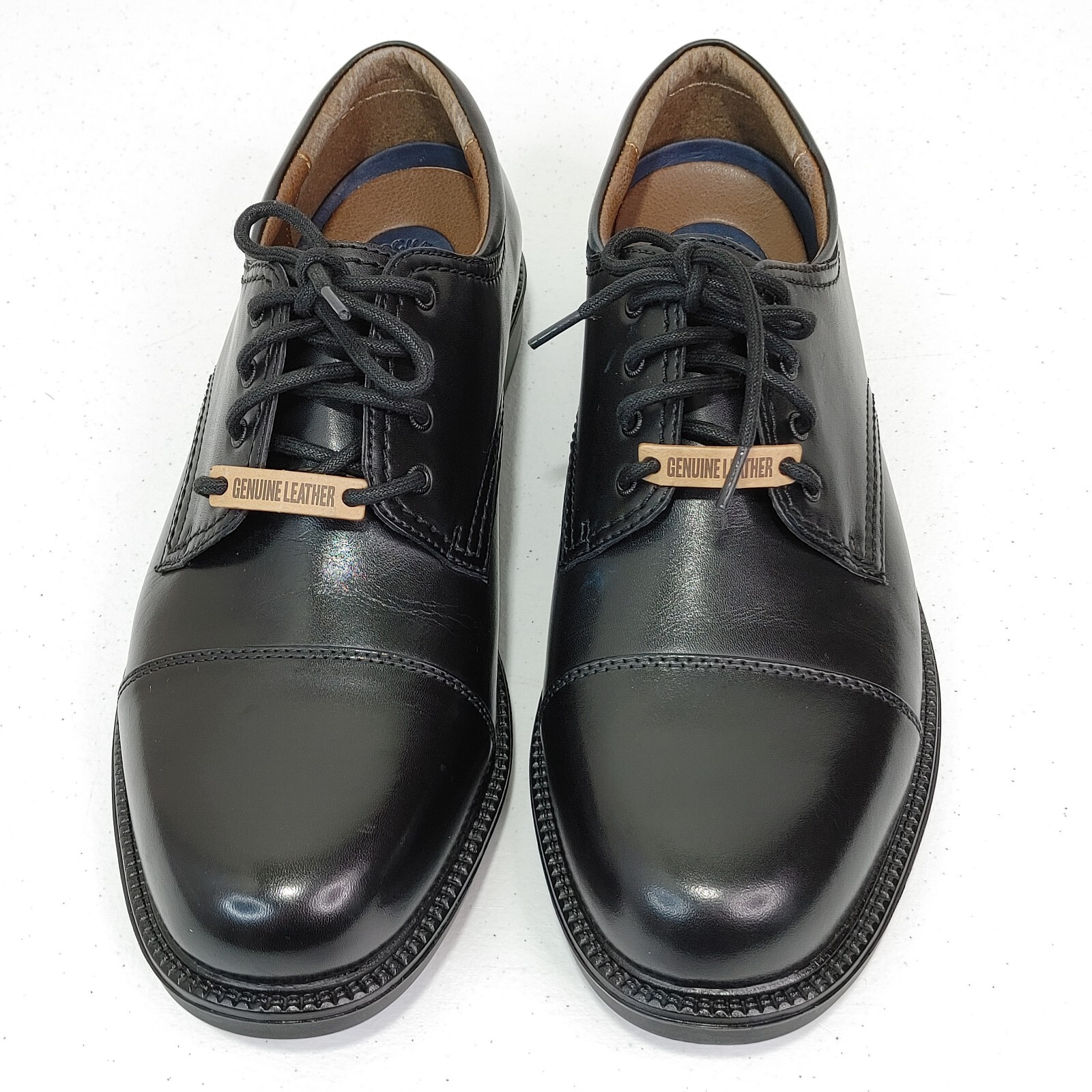SAOLA Dockers Gordon Cap Toe Oxford scarpe in pelle da uomo taglia 12W