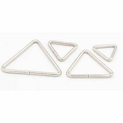 Chrome Triangle Anneau Métallique Boucle Sac à main triangulaire Loop Hoop leatheruk