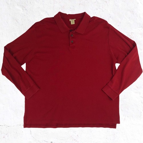 LL Bean Mens Pima Cotton Long Sleeve 3 