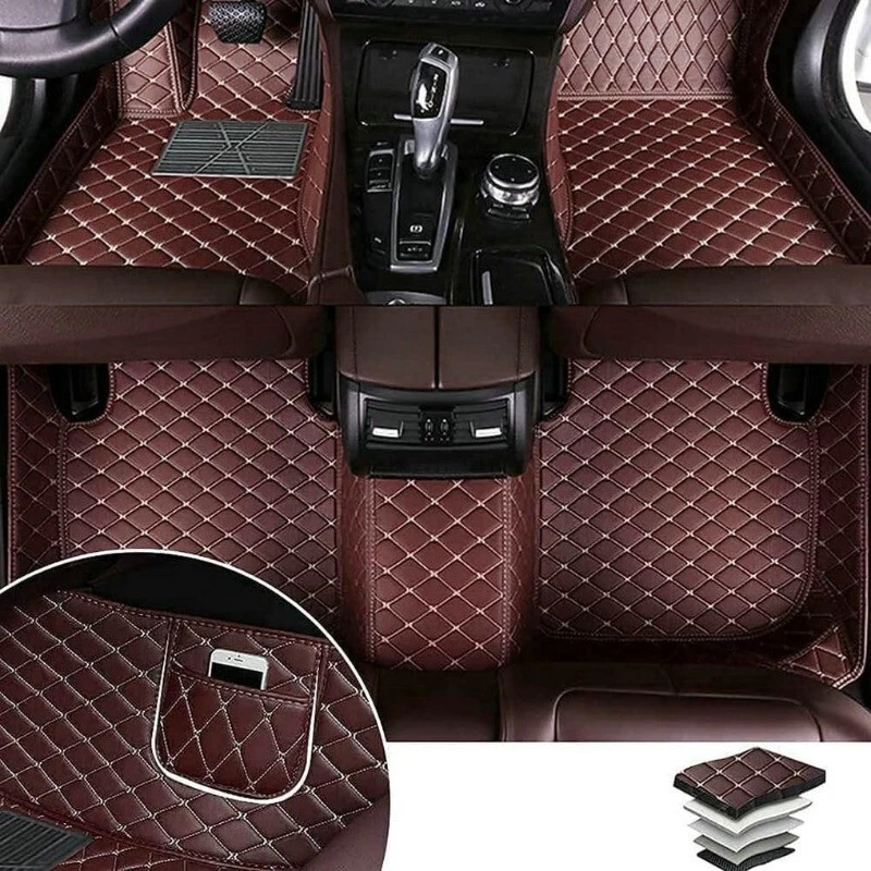 Alfombrillas de coche de lujo aptas para Alfa Romeo todos los modelos alfombrillas para todo tipo de clima 3D Foto 3 de 4