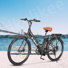 26" Adults Commuter E-Bike 7-Speed Model 500W Electric Bike Cityrun Bicycle