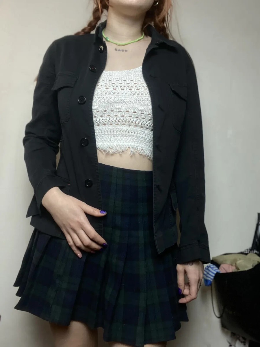 Vintage archive Prada Black Jacket Coat Red Tab Overshirt 90s