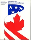 US FDC #1721 USPS Ceremony Program 1977 NY Peace Bridge Dual Joint Canada #737