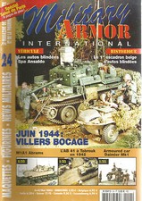MILITARY ARMOR N°24 SPA ANSALDO / ESCADRON BELGE / M1A1 ABRAMS / ARMOURED CAR