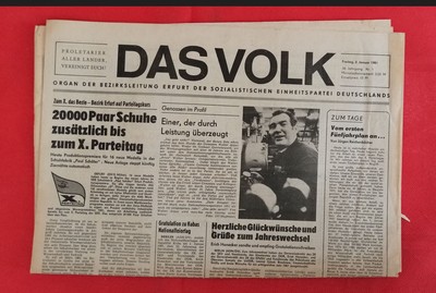 2.1.1981 UdSSR Sojus 37 mit  Vietnam Kosmonaut  Pham Tuan * DDR Erfurt Das VOLK