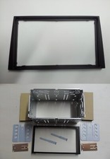 OPEL TIGRA DAL 2003 AL 2005 MASCHERINA 2DIN COLORE NERO+PLANCIA METALLICA