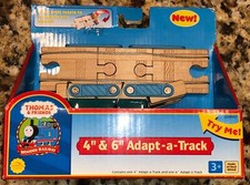 New Thomas  Friends Wooden Railway LC99957 4"  6" Adapt-a-Track Real Wood