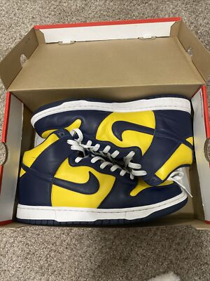 Nike Dunk High Michigan Size 12 | eBay
