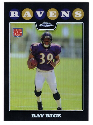 2008 TOPPS CHROME RAY RICE REFRACTOR ROOKIE CARD #TC187 *NM-MT ...
