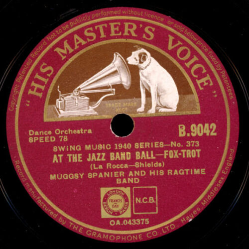 MUGGSY SPANIER & HIS RAGTIME BAND At the Jazz Band Ball / Livery Stable...  X988 - Afbeelding 1 van 1