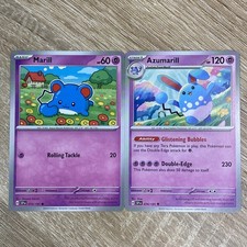 Marill & Azumarill - 073/191 & 074/191 - Wogende Funken - Pokemon TCG 