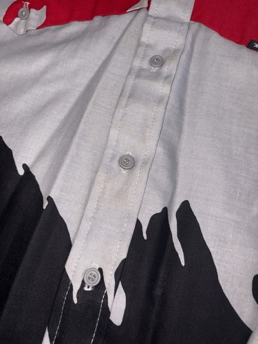 Vintage Mo Betta Western Shirt Maury Tates Garth Brooks Flame Men's 17.5 / 35 XL - Picture 14 of 15