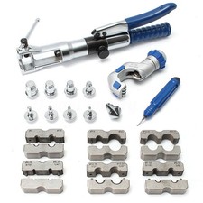 Kit Attrezzi Svasatura Idraulico Universale e Acciaio Tubo Freno Carburante Swaging