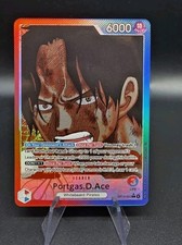 Portgas.D.Ace (002) (Alternate Art) OP13-002 Carrying On His Will Foil NM ENG
