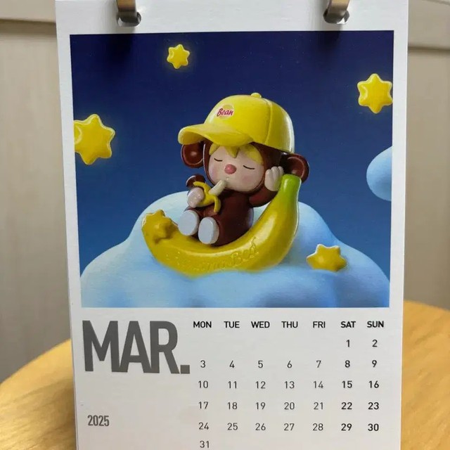 Pop Mart 2025 Calendar with Pop Mart Characters, Collectible