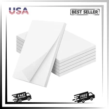 Note Pads 4X6 Inch, 6 Pack Blank Scratch Pads, 50 Sheets per Memo Pad for Writin