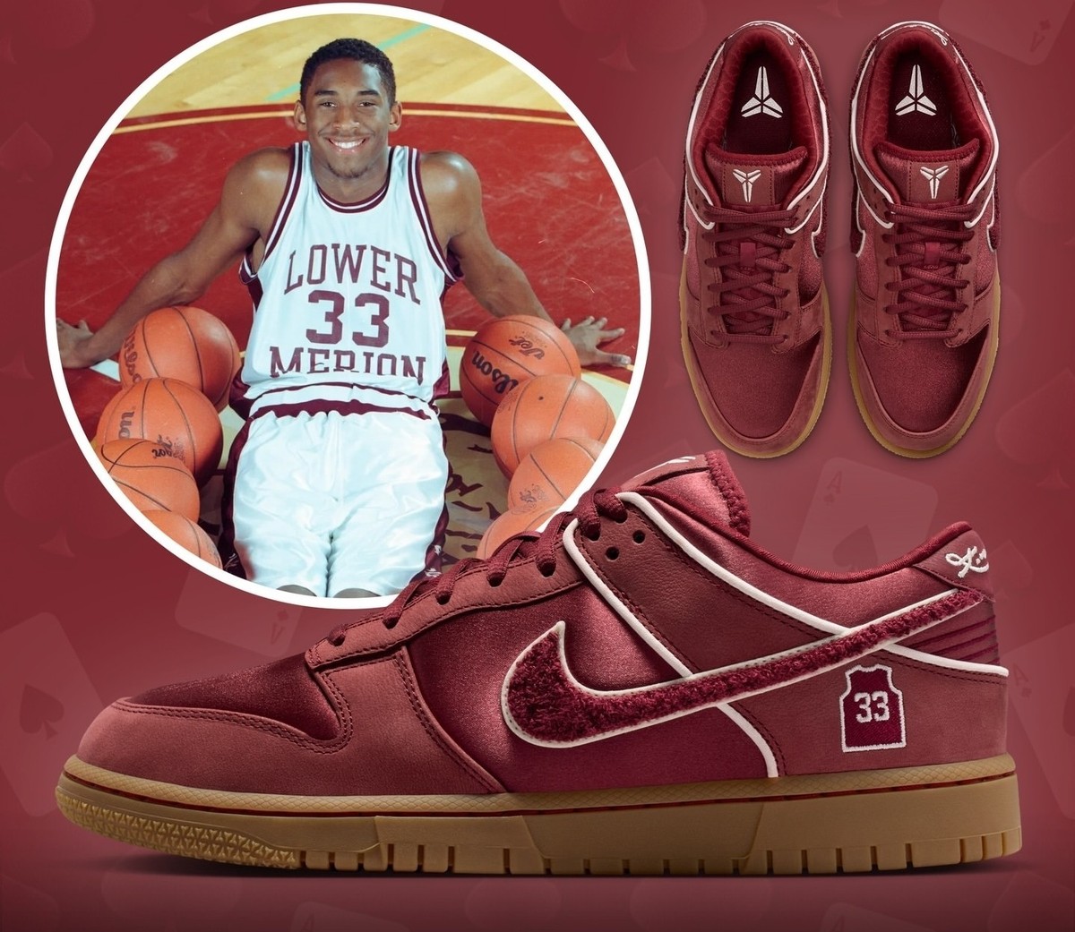 Nike Dunk Low Protro “Kobe Bryant Lower Merion Away” NEW Men Size 13 IM0581-600 First Look at the Kobe Bryant x Nike Dunk Low Protro “Lower  main image 4