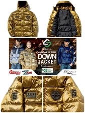 PSL STRICT-G Nishikawa "Mobile Suit Z Gundam" Upcycled Down Jacket Hyaku Shiki