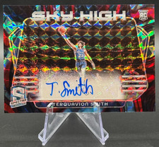 2023-24 Terquavion Smith RC Auto /75 Spectra Sky High Rookie Auto Interstellar