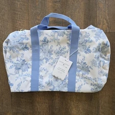 Pottery Barn Teen LoveShackFancy  Jet-Set Garden Party Damask Duffle Bag