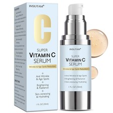 Super Vitamin C Face Serum with Hyaluronic Acid: Reduces Dark Spots
