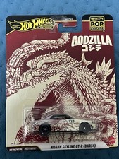 Hot Wheels  Pop Culture:    Godzilla Nissan Skyline GT-R (BNR34)
