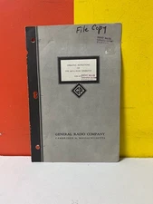 GENERAL RADIO COMPANY 869-A Power Supply Operating Instructions