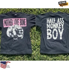 Mother Love Bone Band Remake Basic Black 2 Side Unisex T shirt Reprint