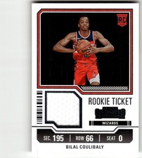 2023-24 Panini Contenders Bilal Coulibaly Rookie Ticket Swatches #RTS-BIL