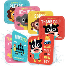 Baby Bath Books for Toddlers, 4 Pack Waterproof Bathtime Books, Bath Toys Floata