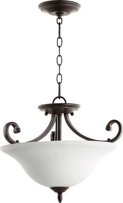 Bryant - 3 Light Dual Mount Pendant in Quorum Home Collection style - 17.5