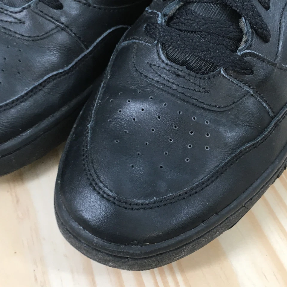 Zapatos Hi-Tec para Hombres 10.5 Ropa de Calle Cuero Negro Tenis Deportivos Parte Superior Baja Con Cordones Foto 4 de 4