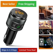 Bluetooth 5.4 FM Transmitter for Car, MP3 Music Player Wireless Radio Adapter...