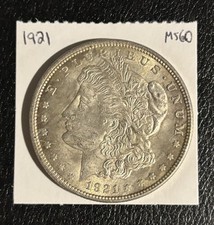 Unc 1921 Morgan Dollar Silver $1