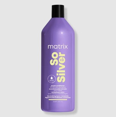 FREE SHIPPING _Matrix So Silver Purple Pigmented Conditioner _ Size: 33.8 oz (