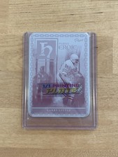 Larry Little 2025 Leaf Eclectic Football Signature Series 1/1 Printing Plate