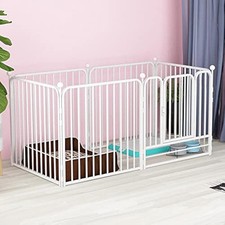 Dog Pen Pet Playpen Panel Pen Bunny Fence Indoor Outdoor Fence Playpen Heavy ...