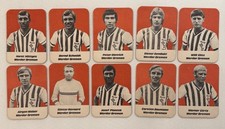 Bierdeckel Bundesliga 1971 Werder Bremen Haake Beck Pils 10x Deckel