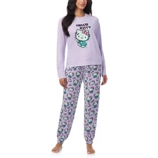 Halloween Hello Kitty Women's 2-Piece Pullover & Jogger Pajama Set Size S
