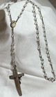 vintage faceted crystal bead rosary — photo 5