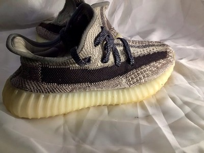 Adidas Yeezy Boost 350 V2 Zyon Sneakers Mens Size 5.5 Gray FZ1267