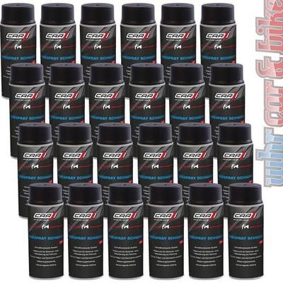 Farbspray Autolack schwarz matt 24x 400ml Spraydose Decklack Car1 by Dupli-Color