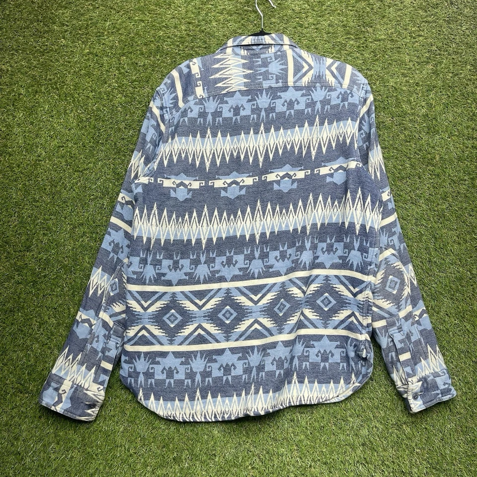 Polo Ralph Lauren Aztec Shirt Mens Medium Southwestern Aztec Beacon LS Button Up - Image 2 of 4